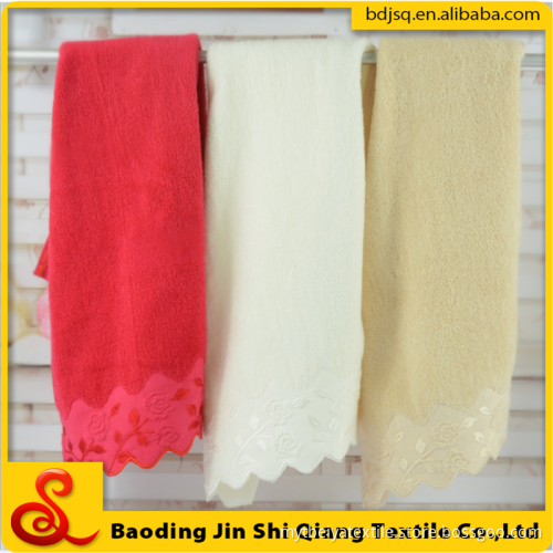 cotton jacquard lace design hand towel kitchen towel